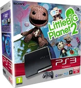  Sony PlayStation 3 Slim Little BIG Planet 2 Bundle